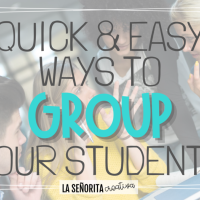 Three Quick, Easy and (Mostly) Free Ways to Randomly Group Your Students